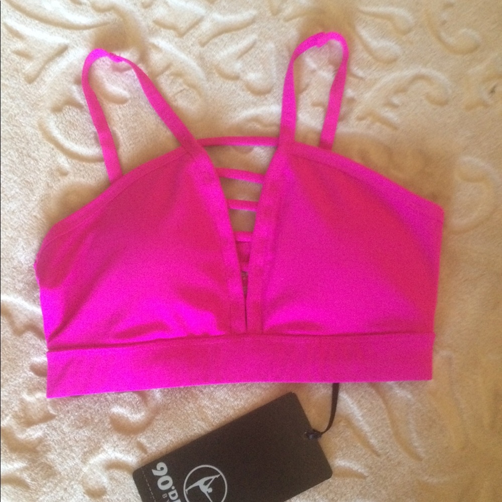 💥90 Degree by Reflex  pink sports bra💥